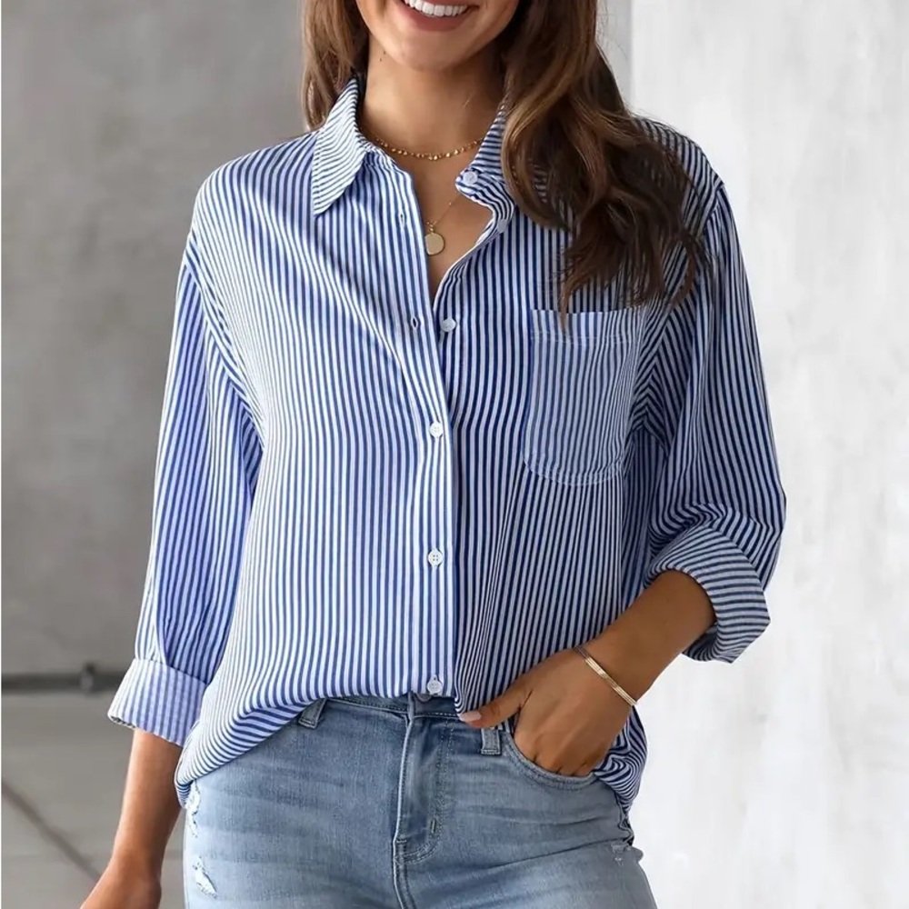 Stripped Button Down